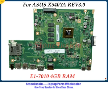 Висок клас дънна Платка X540YA REV3.0 за ASUS X540YA дънната Платка на AMD E1-7010 4 GB оперативна памет 100% Тествана