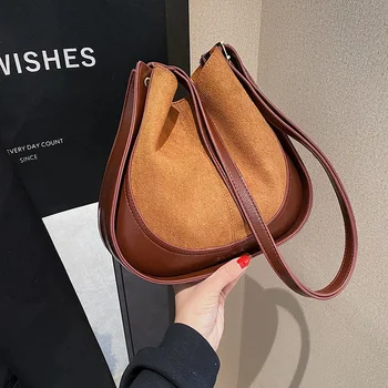 Дамска чанта за чанта, луксозни чанти, марка 2022, благородна женска чанта-месинджър от изкуствена кожа през рамо