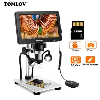 TOMLOV Професионален електронен USB Цифров микроскоп 1200x 7 