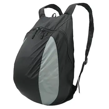 24-литров чанта за каска, найлон в черен цвят, дизайн с двоен цип, велосипеди раница, сгъваем, с голям капацитет, водоустойчив баскетболно чанта за съхранение
