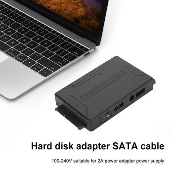 Адаптер за твърд диск SATA/IDE към USB 3.0 5 Gbit/s USB 3.0 КЪМ SATA/IDE Кабел Конвертор Обзавеждане за Универсален 2,5/3,5 Инчов твърд диск SSD