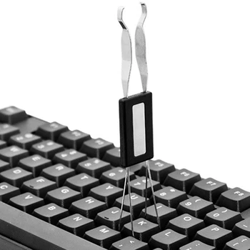 Гребец капачки за ключове Универсален Гребец капачки за клавиши на клавиатурата, за да механична клавиатура Инструмент за облекчаване на капачки за ключове
