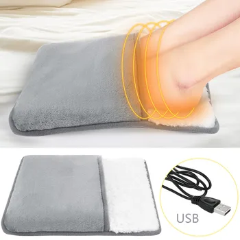 Най-продаваните USB Електрическа топло за домашни краката, топли чехли, зима топло за ръцете и краката, моющийся подложка, аксесоари за бани, Директен доставка
