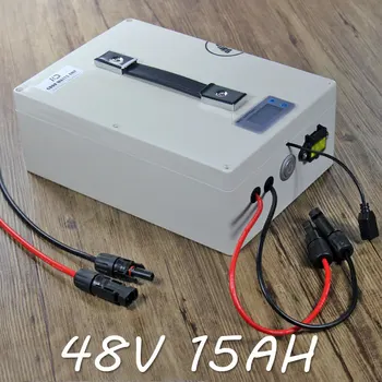 48V 15AH LiFePO4 батерия Водоустойчива кутия за Преносим Многофункционален Дълъг срок на експлоатация