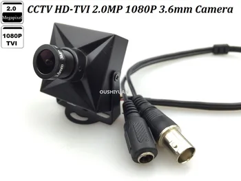 Камера за видеонаблюдение HD TVI 1080P 2.0 MP обектив 3.6 мм Минимална скоростна ВИДЕОНАБЛЮДЕНИЕ за Сигурност Mini TVI 2.0 MP