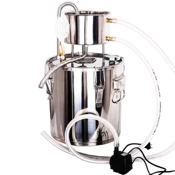 Домашна машина за почистване на оросяване от неръждаема стомана, обзавеждане за дестилирана вода 12Л/25Л/35Л, бъчва за гидролата