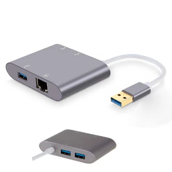 Адаптер USB 3.0 за gigabite ethernet USB 3.0 адаптер Gigabite ethernet usb ethernet хъб usb ethernet 1000 Mbps win10/8/Mac Os