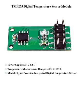 Точност ръководят вграден цифров модул на датчик TMP275 за измерване на температурата на