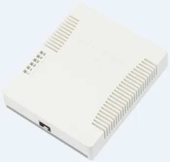 5-port gigabit switch MikroTik CSS106-5G-1S с подкрепата SFP