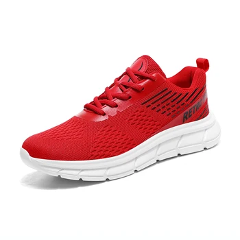 Мъжки маратонки за джогинг, дишаща евтина спортни обувки за улицата, лека и здрава висококачествени Унисекс спортни обувки за тренировки