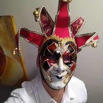 Венециански маскарадная маска за партита в Европа, САЩ, Хелоуин, cosplay, Спектакли на клоуни, Венециански реколта маска, Декорация на стени