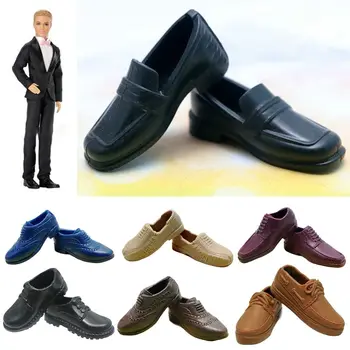 Оригинален принц, мъжки стоп-моушън обувки 29 ~ 32 см, Сандали, Кожени обувки, Модни 1/6 Мъжки кукла, за декорация, детски обувки за обличане, Аксесоари