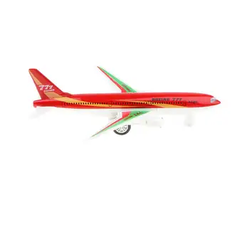 Модел от сплав 777, Лят под налягане самолет на червения цвят, Модел на пътнически самолет, Произведения на плавателни съдове, Предмети с колекционерска стойност
