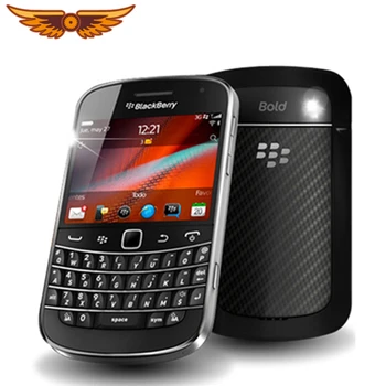 Оригиналната разблокированная Blackberry 9900 WCDMA 3G QWERTY Клавиатура, 8 GB ROM, 5 Mp, Bluetooth, Wi-Fi, мобилен телефон, Безплатна Доставка