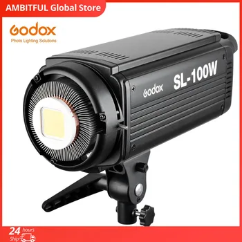 Видеосвет серия Godox SL SL-100W 5600K Бяла версия на видеосвета с непрекъснатото осветление