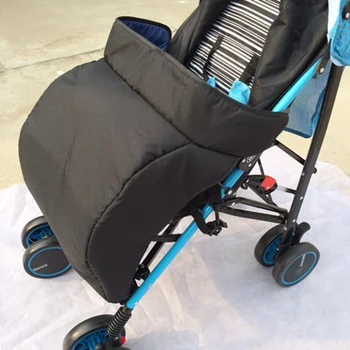 Детска количка удебелена подсилени Ветрозащитная водоустойчив капак за количка, чанта за крака детски колички, универсален топло калъф за крачета