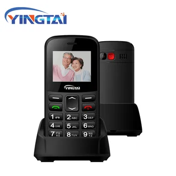 Телефон YINGTAI T36 с две sim-карти, голяма клавиатура, голям шрифт, мобилен телефон, SOS, подходящ за подкрепа на възрастните хора, desk, без вибрации