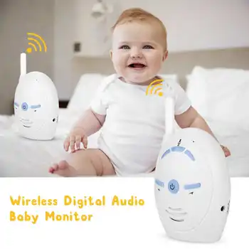 Безжична детски аудиомонитор 2,4 G, двупосочен разговор, цифров монитор, за да се грижи за детето, вграден микрофон