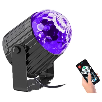 UV-Черно, Лампа, Лампа С приставка адаптер 6 W, Черен Прожектор Неонового Блясък За парти, за Хелоуин, Флуоресцентно Плакат, Штепсельная вилица ЕС