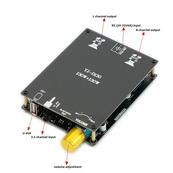 D130 TPA3250 Bluetooth U Disk Digital двоен усилвател клас D (130 W + 130 W)