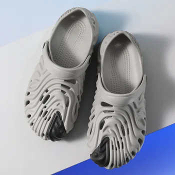 Ins Tide Hollow Плажни Индивидуални сандали Плажната Дизайнерски обувки сандали За възрастни и деца, чехли, мъжки и дамски летни сандали 46