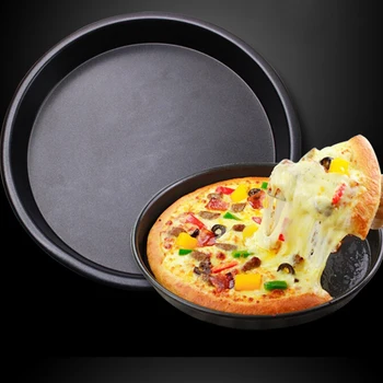 Нов 8-инчов форма за пица, кръгла дълбока чиния 20 см, Камъни За пица, антипригарный тава за пай, Форма за печене, кухненски инструмент