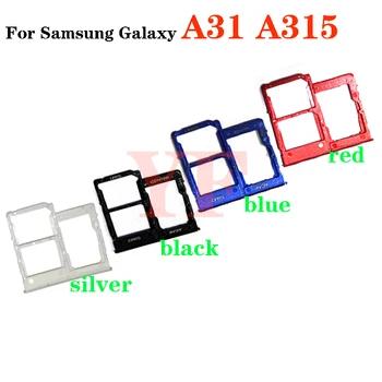 За Samsung Galaxy A31 A315F A41 A415F Слот за sim-карти, титуляр на тавата, гнездо за четец на sim карти