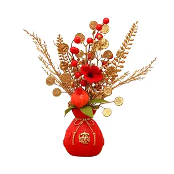 Цвете кошница с украса, Коледни аранжировки от цветя, централната украса на масата