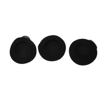 12 Чифта сменяеми накладки за слушалки 55 mm, калъфи за слушалки, слушалки черен цвят