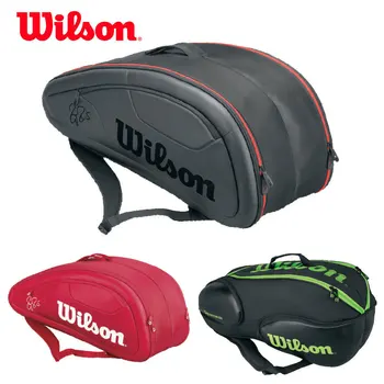Нова мъжки дамски тенис чанта Wilson Cup, спортна раница на марката по-добро качество, чанта wilson Raquete De Тенис