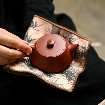 Впитывающее чаено кърпа, Рисувани Дзен Чай покривки за маса, Покривки за чаено маса, Салфетки за съхранение на прибори, Салфетки за избърсване