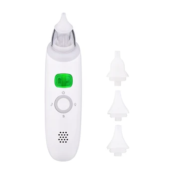 Електрически Детски назален аспиратор Автоматично пречиствател за нос за бебета 3 на нивото на засмукване Ниско ниво на шума, с лека успокояваща музика