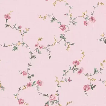 PAYSOTA Градински цветя в американски стил, розов, син, зелен, диван за хол, спалня, домашно фон, декоративни тапети