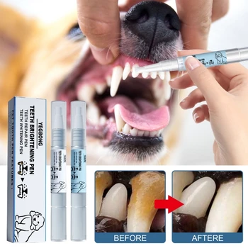Комплект писалки за избелване на зъбите (2 химикалки) за домашни любимци Ефективен＆ Безболезнено, без чувствителност