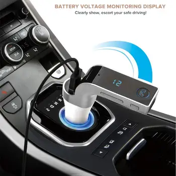 Автомобилен MP3 плеър, мултифункционален зареждане чрез USB, безжичен Bluetooth-съвместими кола FM-предавател 2.1 за автомобилни аксесоари