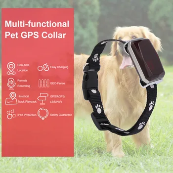 Водоустойчив IP67 Мини-Домашни любимци GPS AGPS СРЕЩА Wifi Тракер За Проследяване в реално време Нашийник За Кучета, Котки, Устройство За Търсене на Повиквания, който проследява Локатор