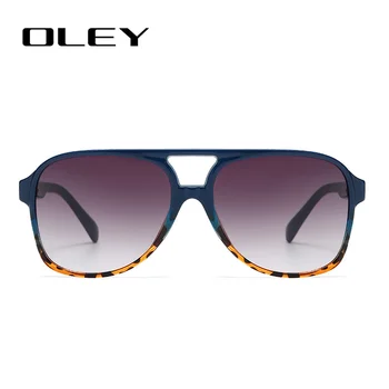 OLEY, дамски ретро поляризирани слънчеви очила, Модерен луксозни тенденция очила с висока разделителна способност, пластмасови бутилки очила с антирефлексно покритие