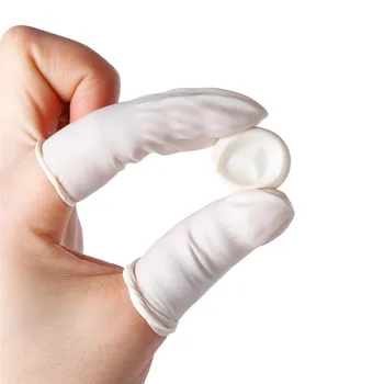 2023 Нов антистатични калъф за пръстите на ръкавици за Еднократна употреба от естествен каучук Нескользящие латексови ръкавици за защита на пръстите