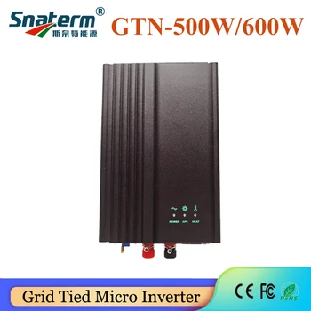 600 W регулируема MPPT слънчев мрежов инвертор мощност на разряда на батерията 24-48 На постоянен ток в променлив 110 или 220 v ac 50 Hz 60 Hz за мрежата