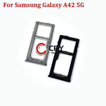 За Samsung Galaxy A42 A52 72 5G Слот за Sim-карти, Титуляр на Тавата, Гнездо за четец на Sim карта, Дубликат Част