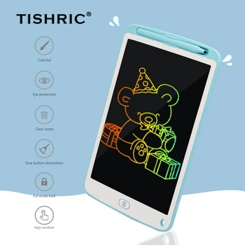 Tishric 10-инчов Цветен Екран LCD Таблет За Писане Електронна Дъска Цифров Графичен Таблет За Рисуване/Бележник За Детски Подаръци