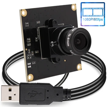 Модул камера 1080P 60 кадъра в секунда CMOS OV4689 Full HD Usb Mini camera board Windows, Android, Linux и MAC USB уеб камера