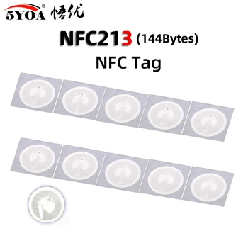 100шт NFC Етикета на NFC213 Издател 213 Етикети, Етикети на Икони Этикеточная Стикер 13,56 Mhz за huawei share ios13 етикети персонализирани автоматизация