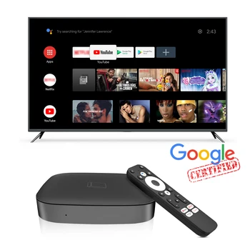 Smart Android 11 Сертифициран Netflix Google Двойна Wifi С поддръжка на Bluetooth Amlogic S905Y4 ARM Гласов асистент IPTV Google TV Box