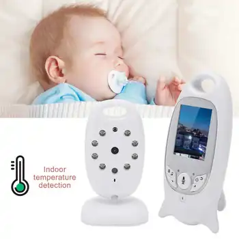 Следи бебето 2.4 инча, безжична дигитална за бебета, двупосочен разговор, нощен инфрачервен преглед на 100-240 В