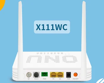 Абсолютно нов XPON ONU X111WC 2GE + Wifi 2,4 G + CATV + 1 глас