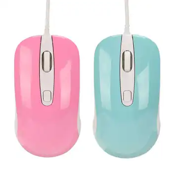 Жичен детска мишка USB задно RGB 3500 dpi, 4 бутона ергономичния си дизайн, жичен компютърна мишка за офис