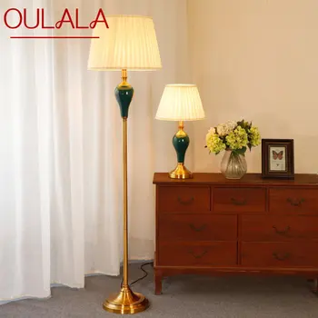 Модерен керамичен под лампа OULALA, креативни американски прости стая, осветителни тела, led Декор за дома, хол, спалня, кабинет