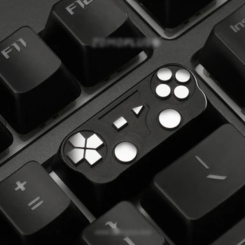 Геймпад Метална капачка за ключове Механична клавиатура капачка за ключове от алуминиева сплав Cosplay Посоката на клавиша Backspace за ключа Cherry MX