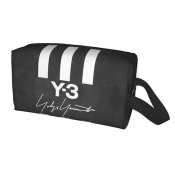 Пътна Чанта за тоалетни принадлежности Yohji Yamamoto от 3 години, Преносим Козметични Органайзер за Грим, Женски, Определени за съхранение на Козметика Dopp Box Kit